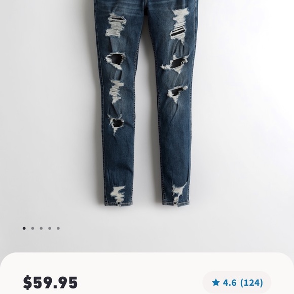 Hollister Ultra high rise curvy skinny jeans - Picture 2 of 2